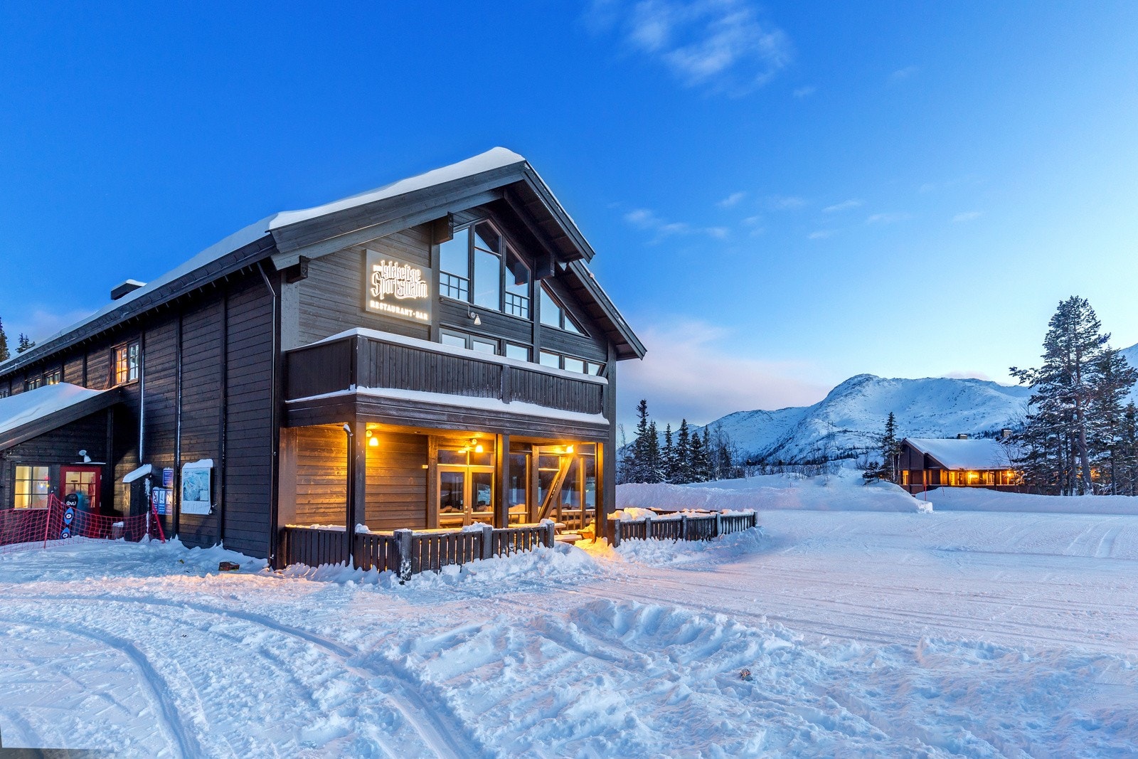 Den Lykkelige Sportsmann er en populær afterski Galleribilde