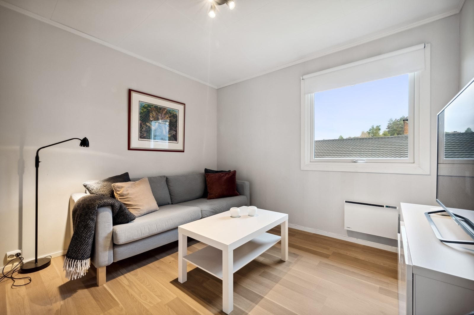 Soverom nr. 1 er i dag benyttet som tv-stue. Galleribilde