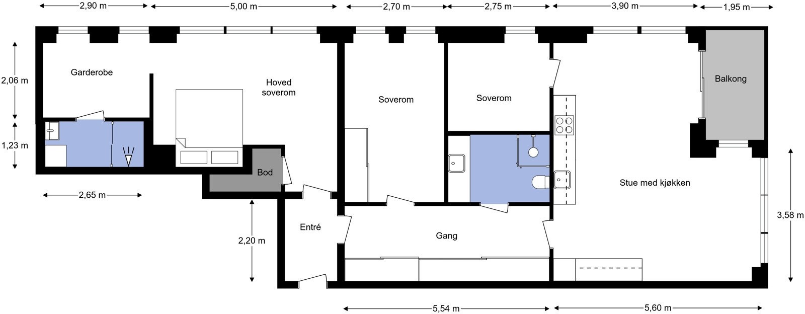 Alternativ skisse. Galleribilde