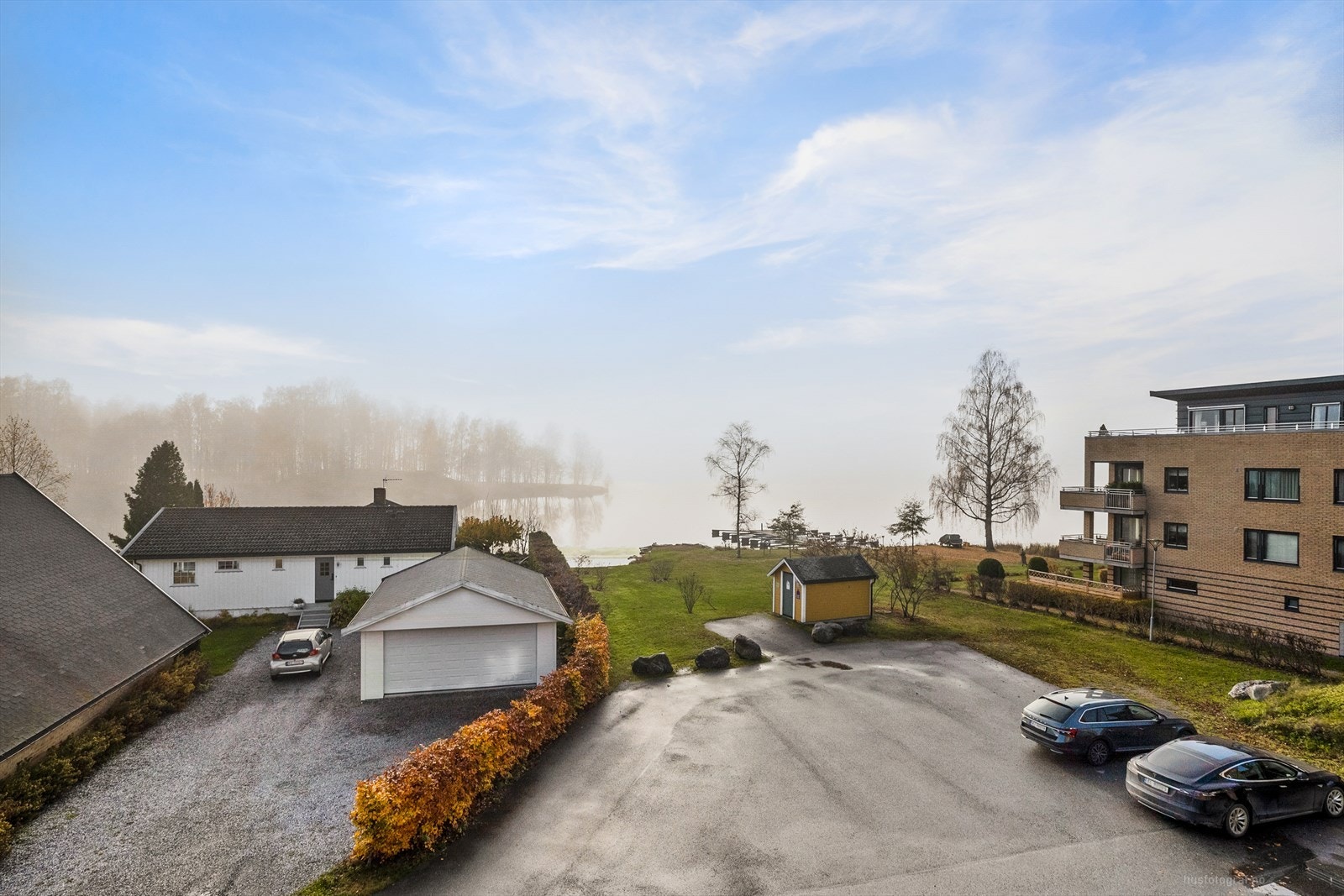 Utsikt fra terrasse Galleribilde