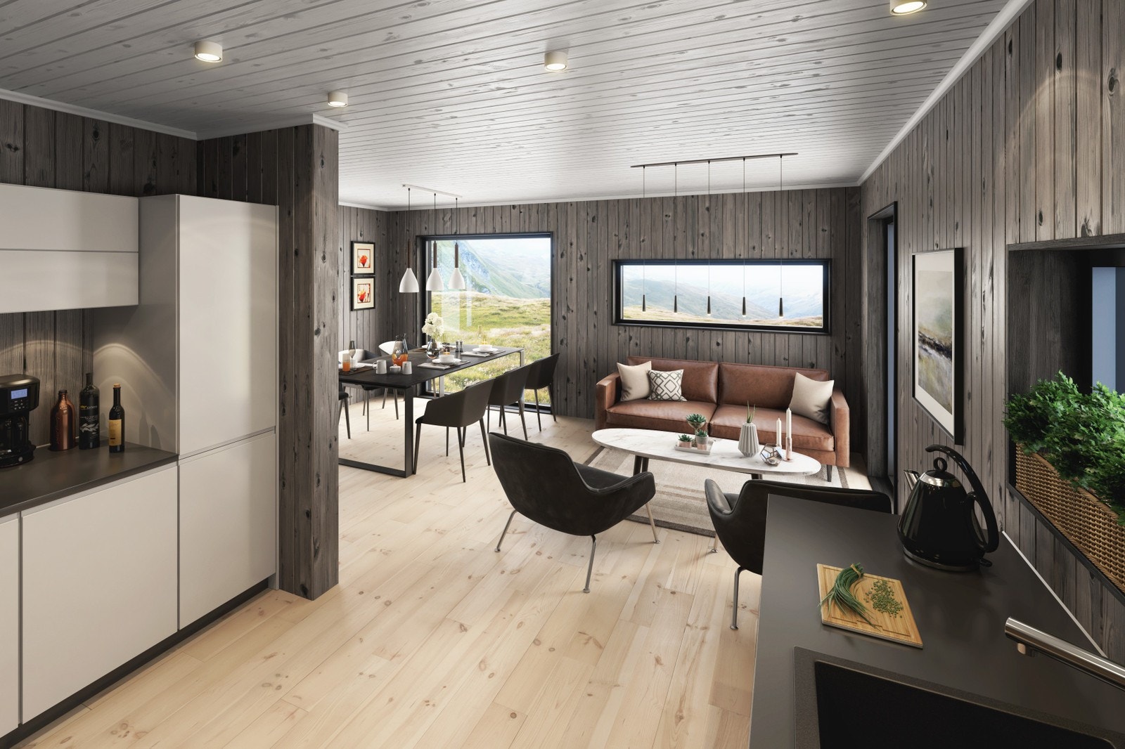 Eksempelbilde interiør, Seterstuggu Mini Galleribilde