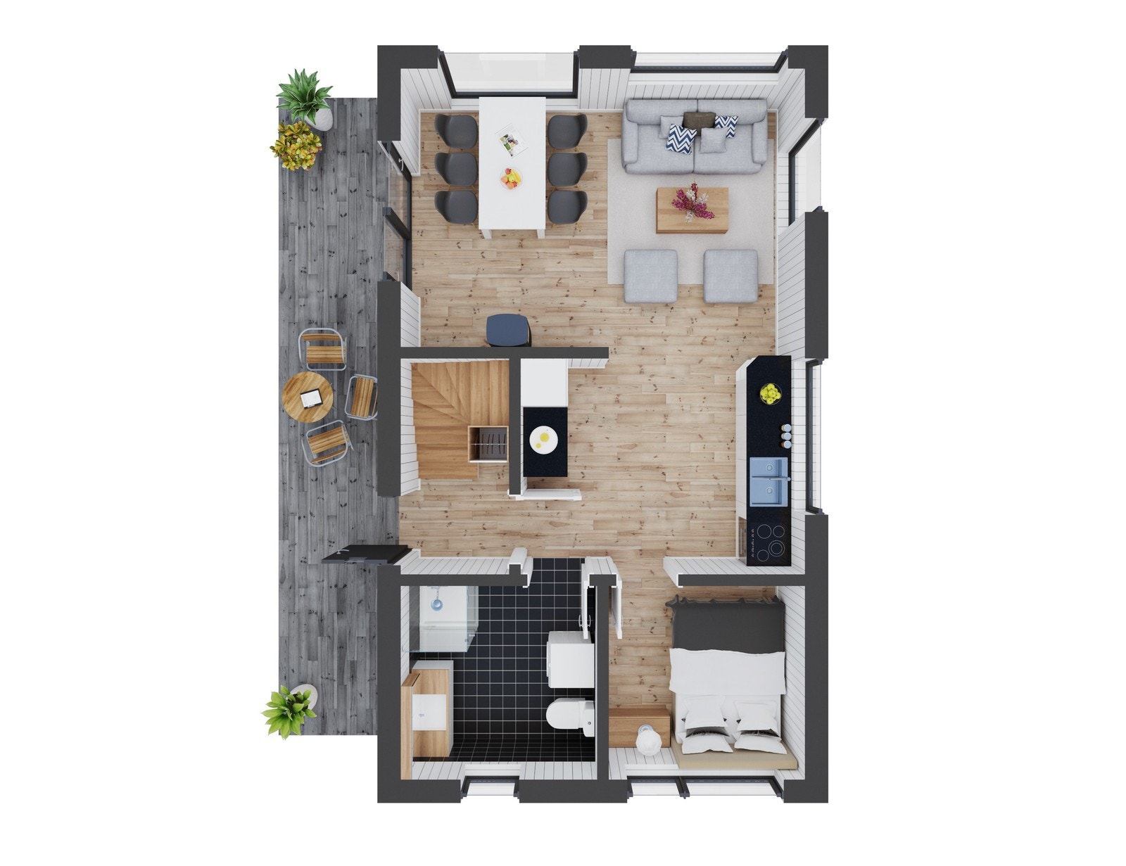 3D-plan, Seterstuggu Mini Galleribilde