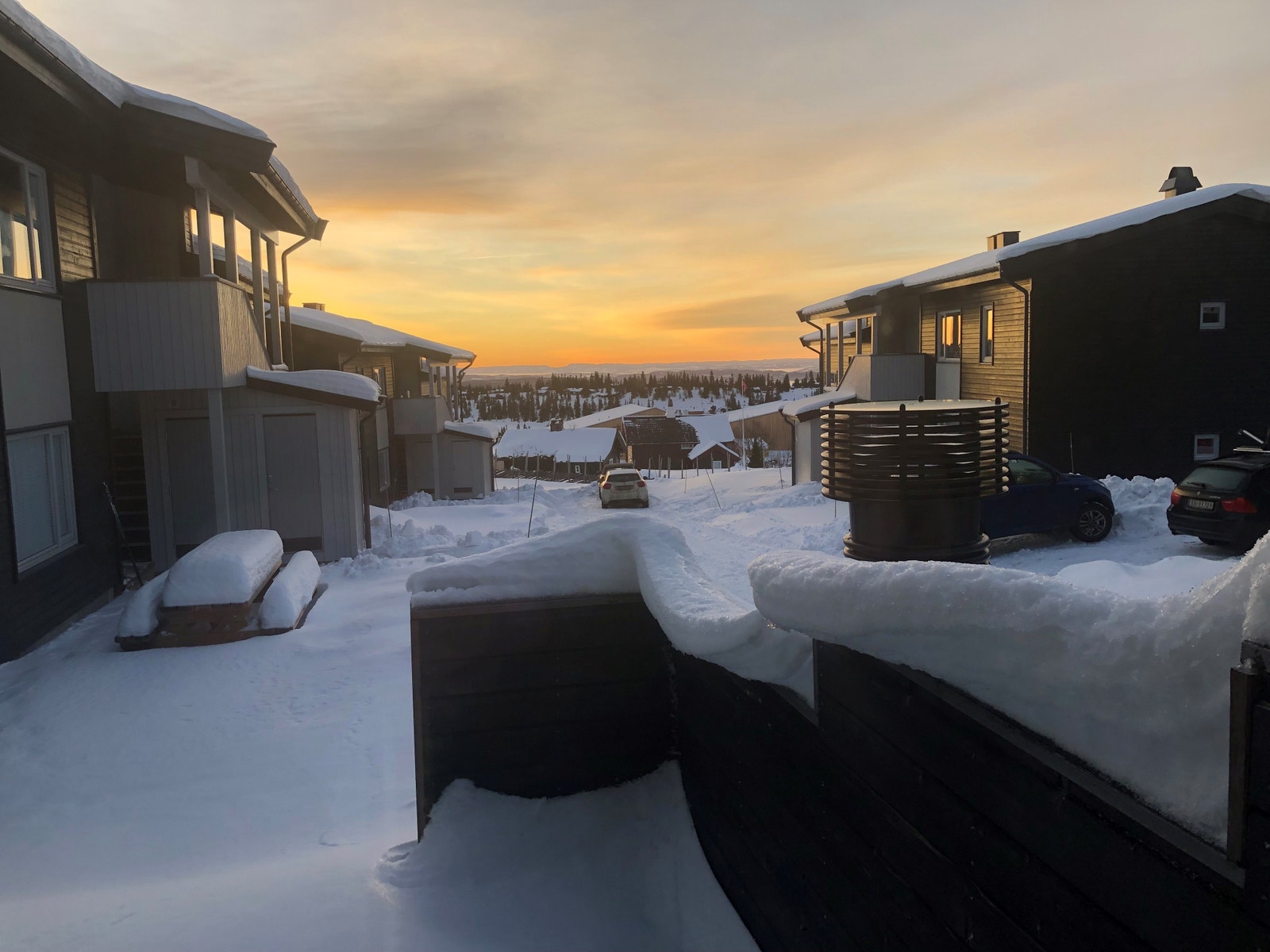Sydvendt utsikt fra terrasse/stue Galleribilde