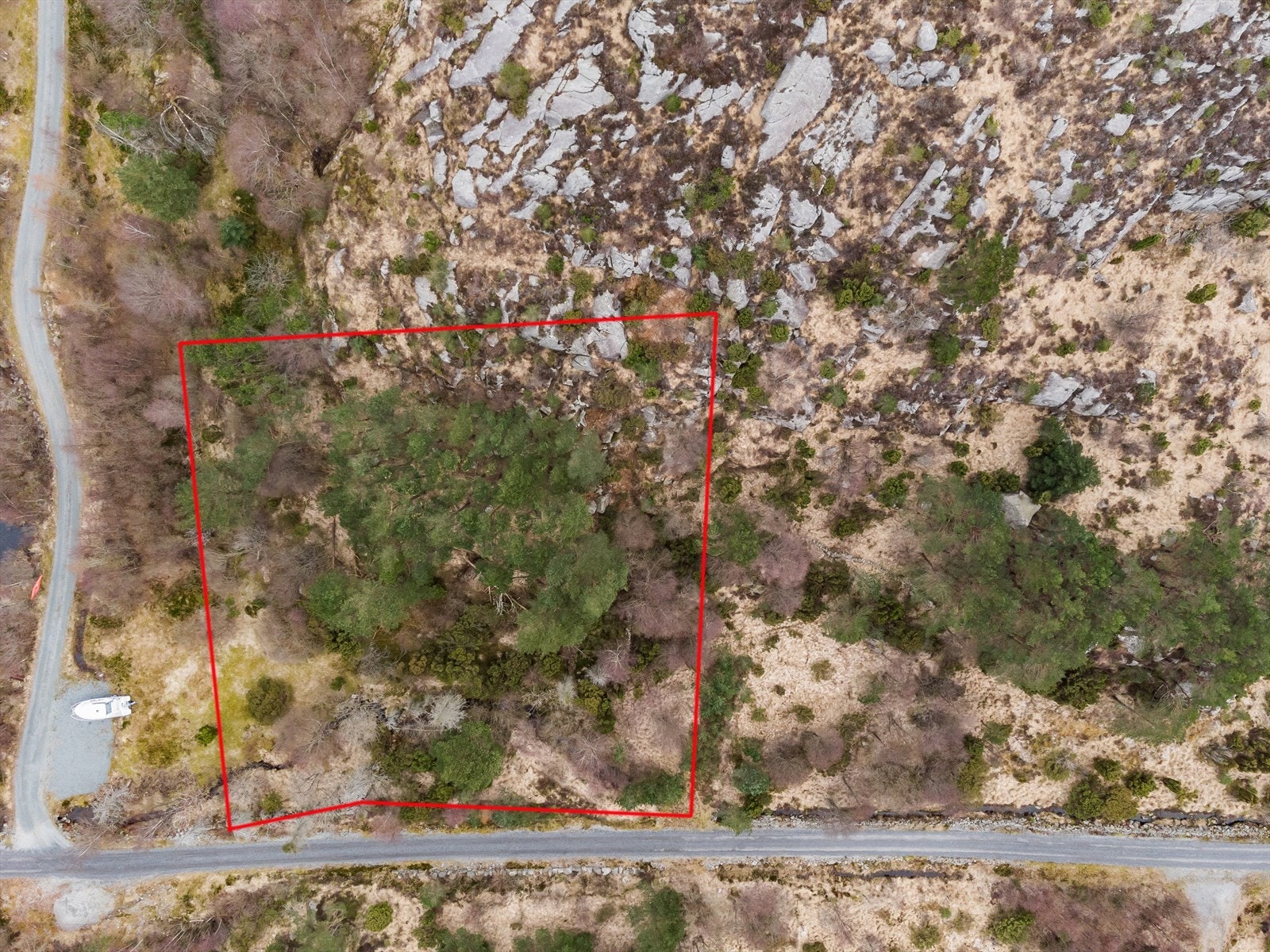 Her ser du tomten Galleribilde