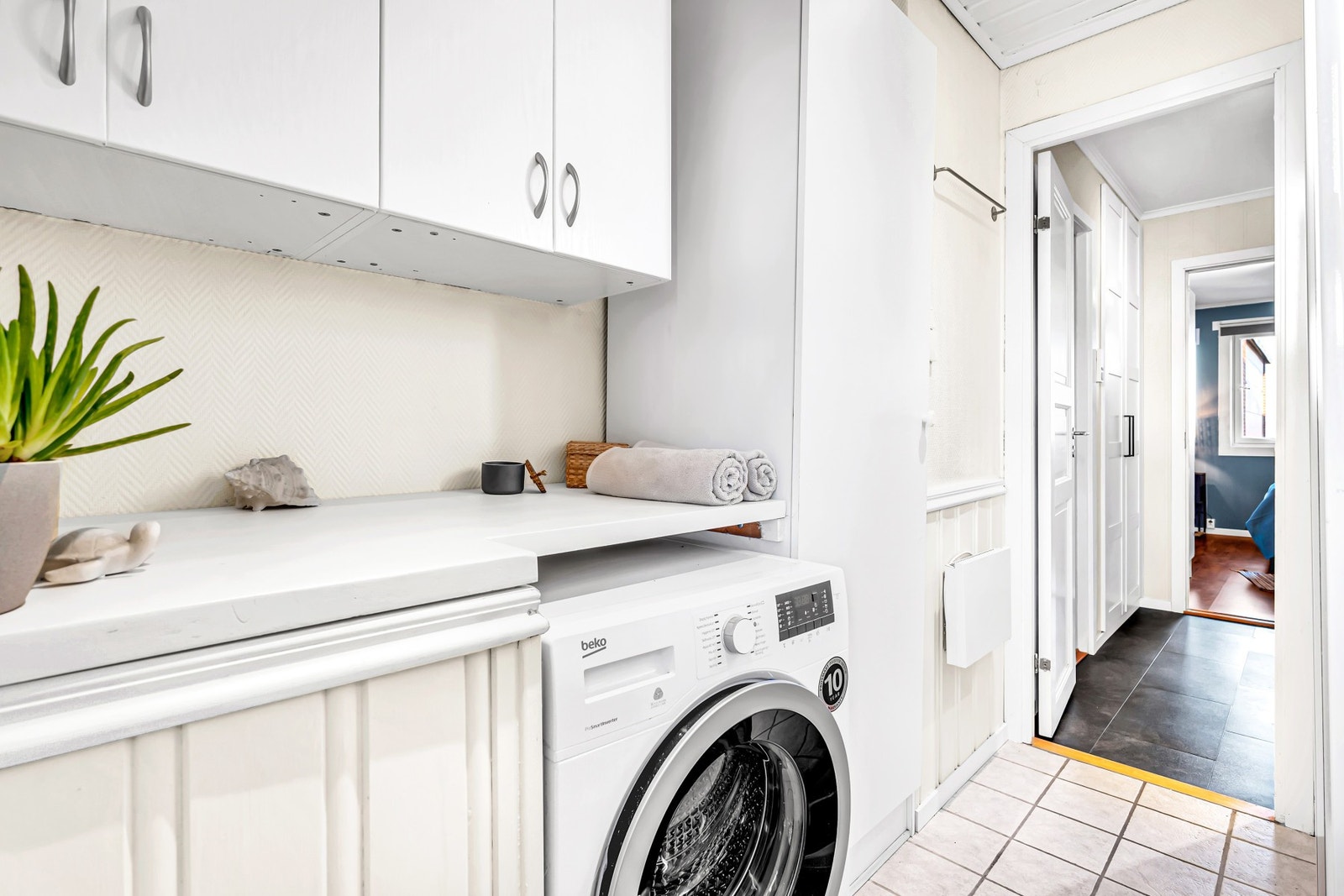 Her er det også opplegg for vaskemaskin. Galleribilde