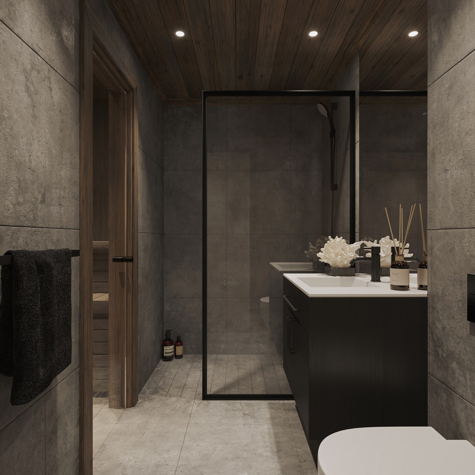 Baderomsmøbel med vask planlegges levert fra Volden i Valdres. Ekte håndverk! (Illustrasjon) Galleribilde