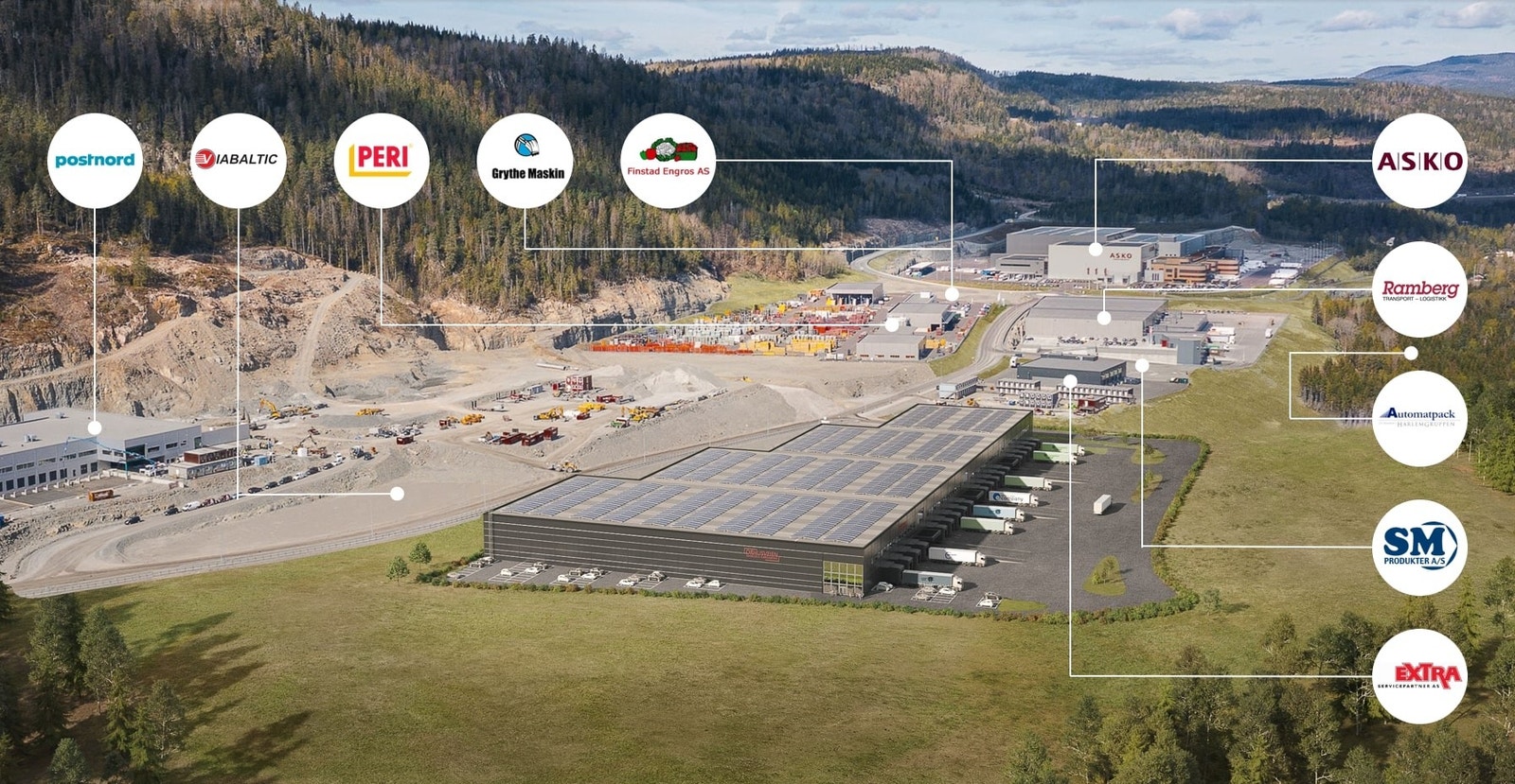 Store nasjonale aktører har allerede etablert seg i Hanekleiva Galleribilde