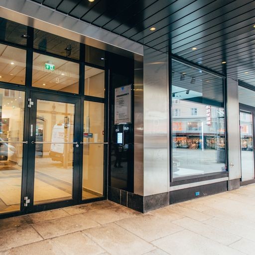 Felles inngangsparti Galleribilde