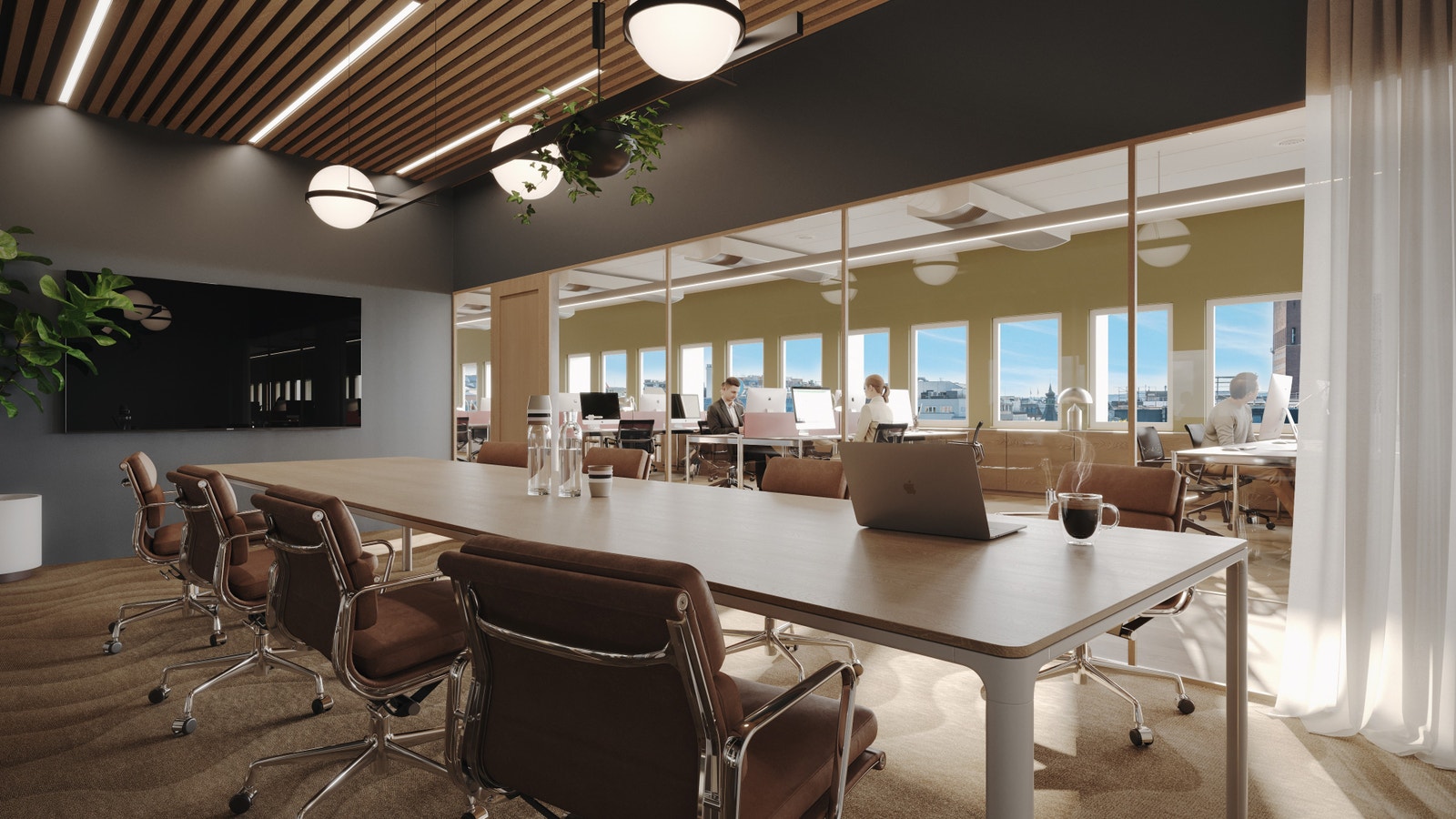 Moderne møterom tilpasset nye leietakere (illustrasjonsfoto) Galleribilde