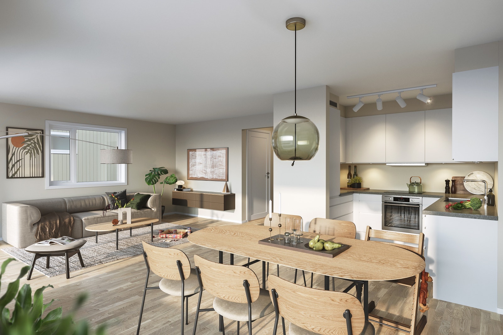 Nøkkelferdige boliger og kjøkken levert av HTH Galleribilde