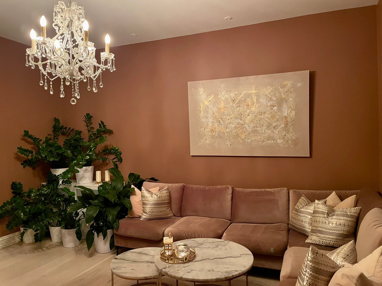 Varme jordfarger fører til lun stemning Galleribilde