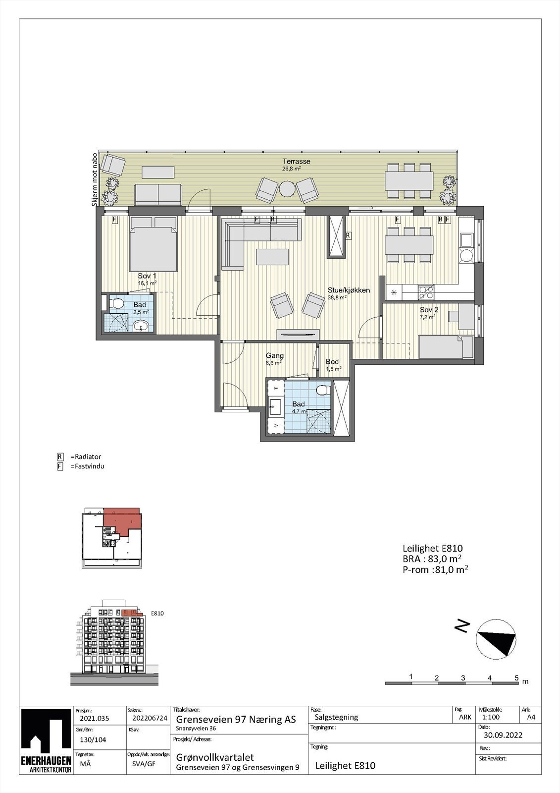 Leilighet E810 Galleribilde