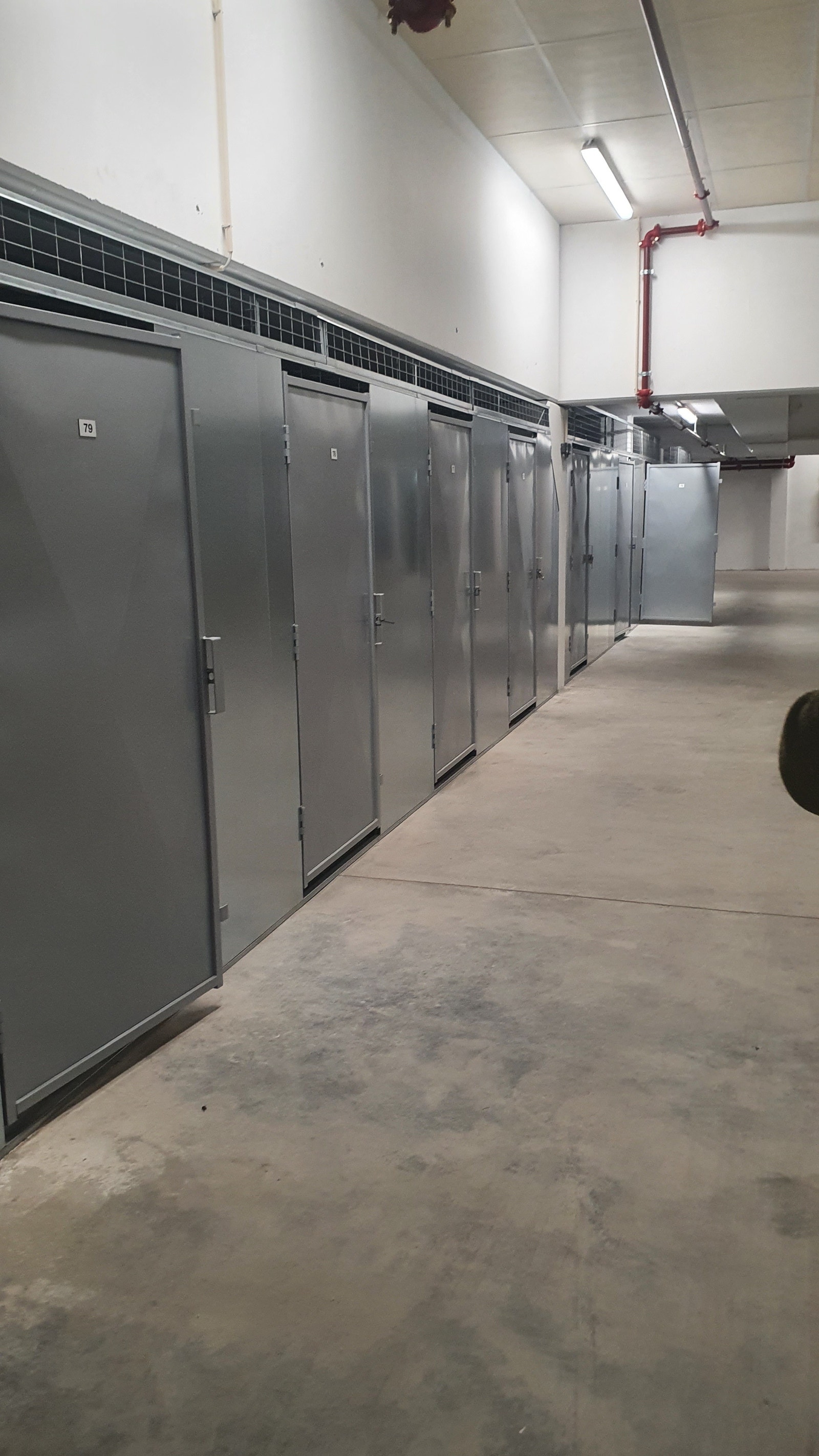 Detaljfoto av boder Galleribilde