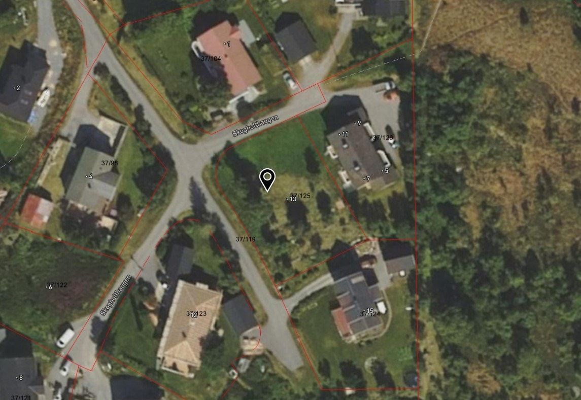 Tomt, oversiktsbilde Galleribilde