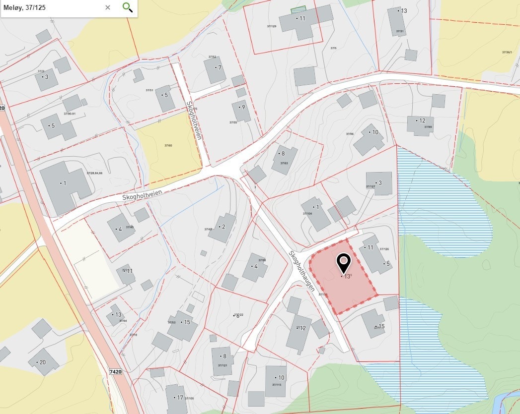 Tomt, oversiktsbilde Galleribilde