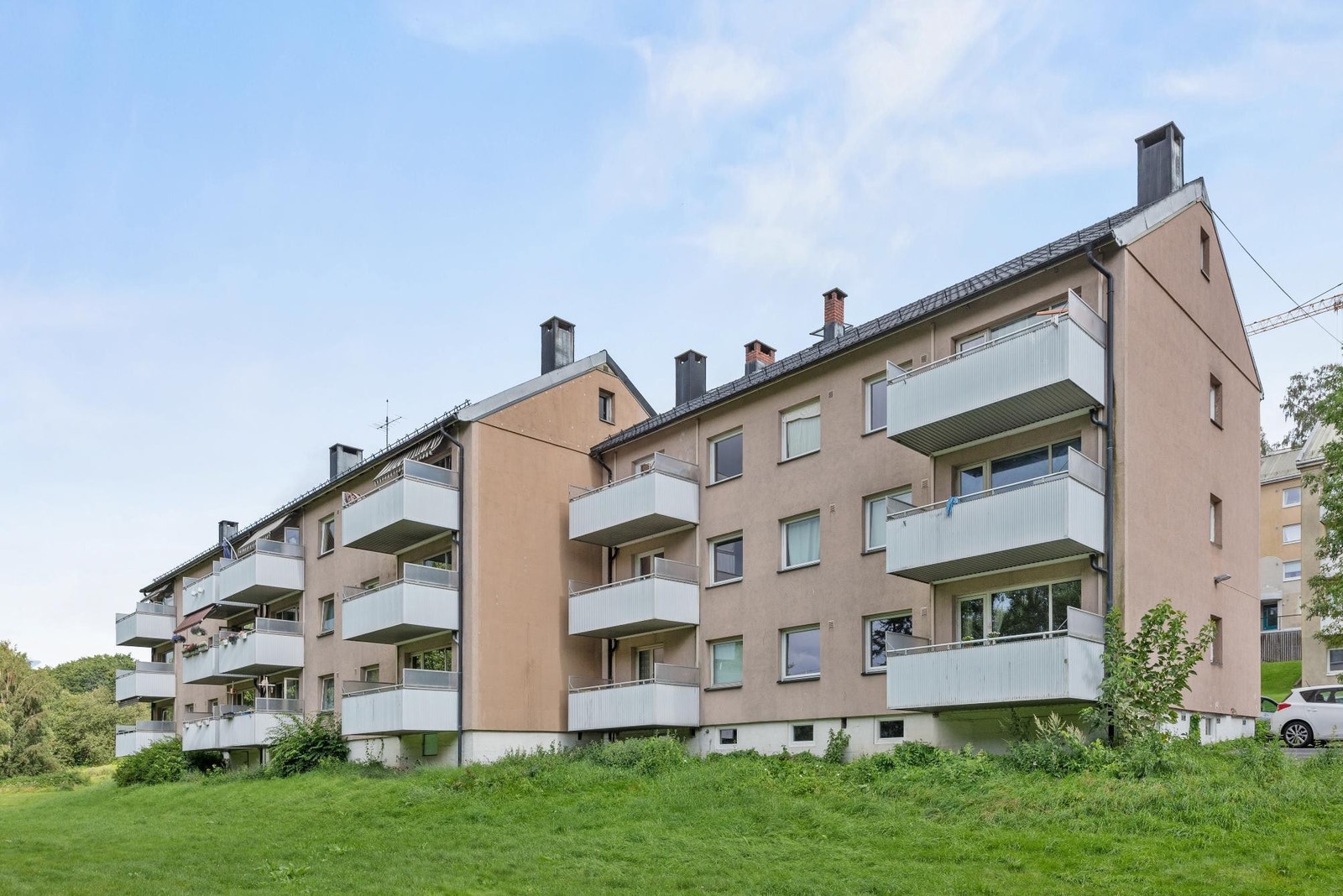 Bakgård Galleribilde