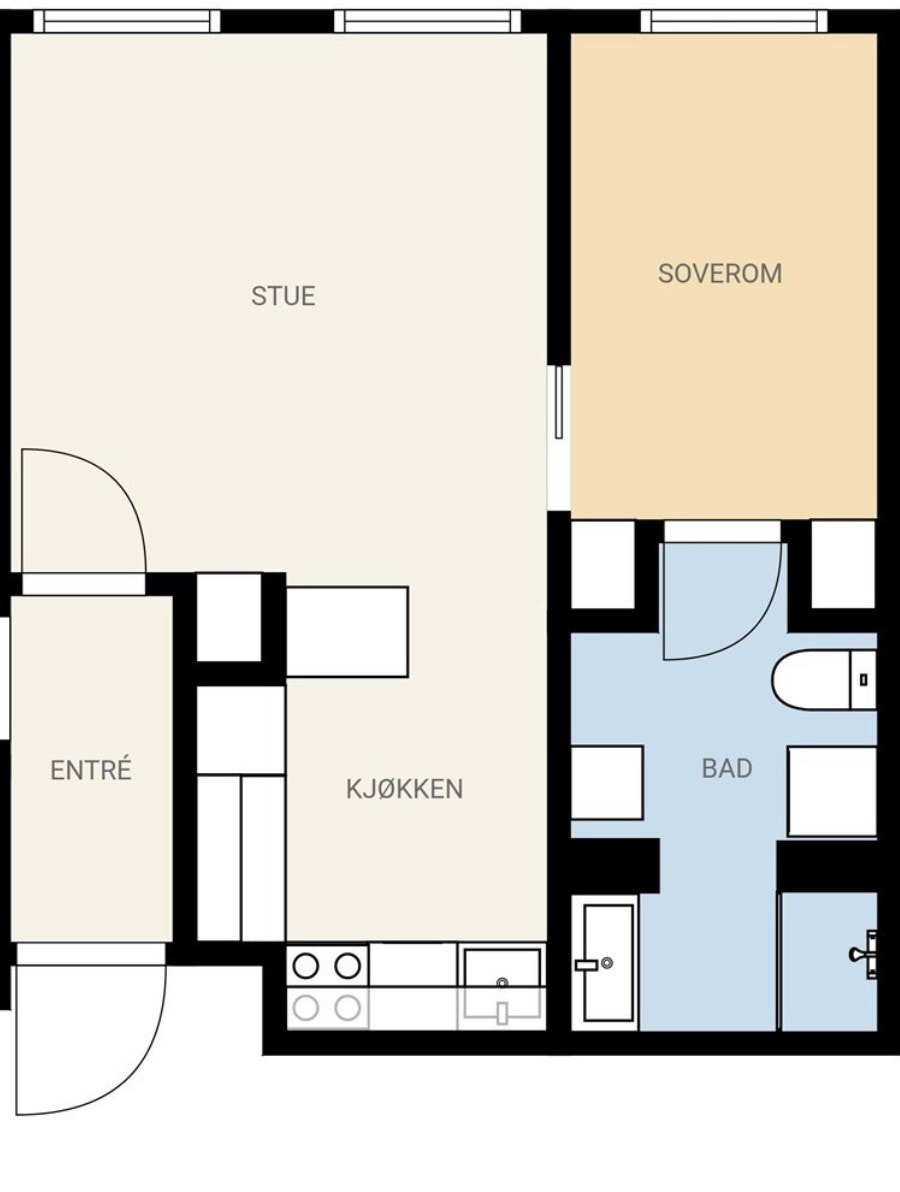 Plantegning Galleribilde