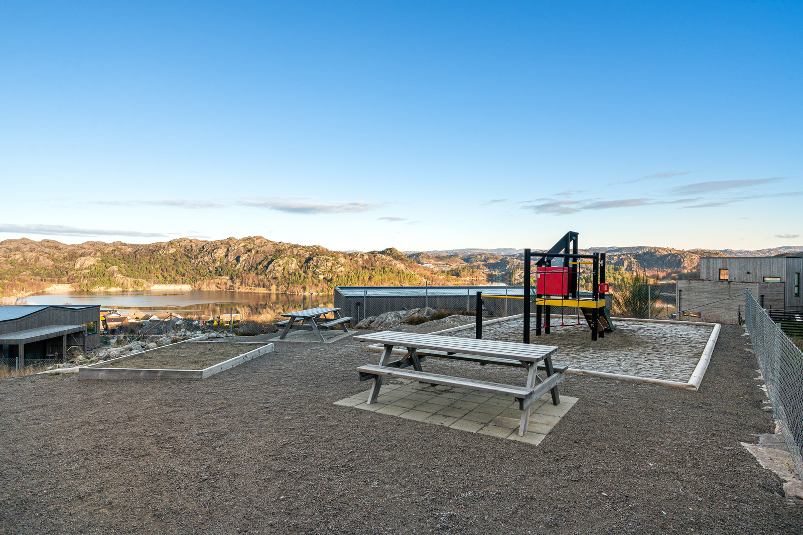 Mange lekeplasser i Leidlandshagen