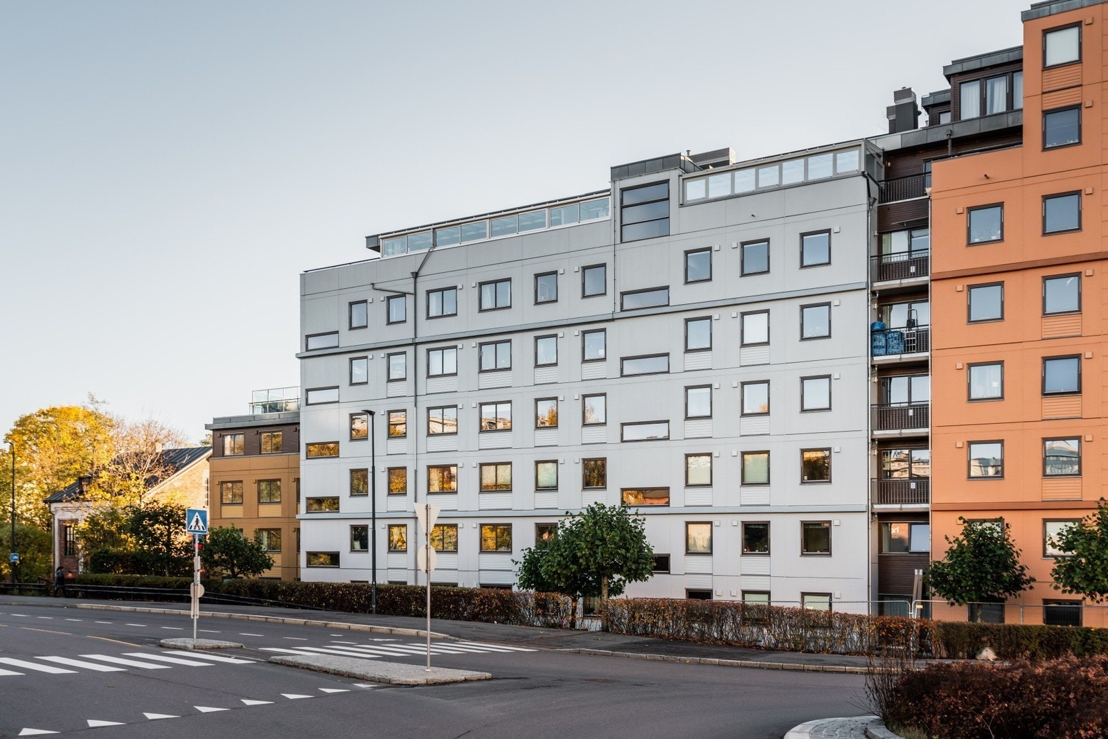 Fasade mot Kr. Aamots gate Galleribilde