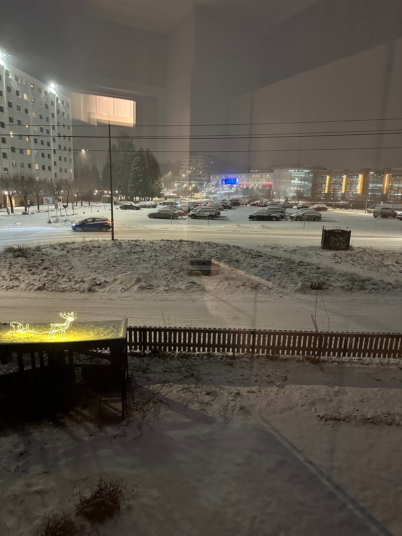 Fin utsikt om kveldene Galleribilde