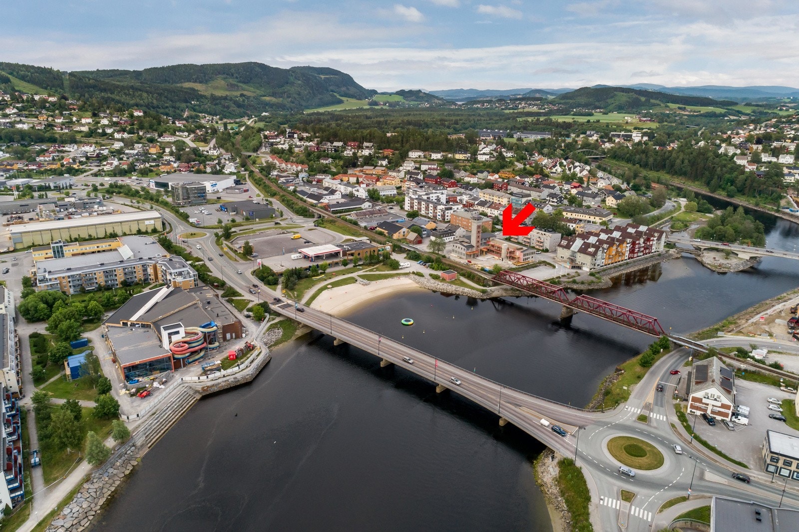 Sentral beliggenhet Galleribilde