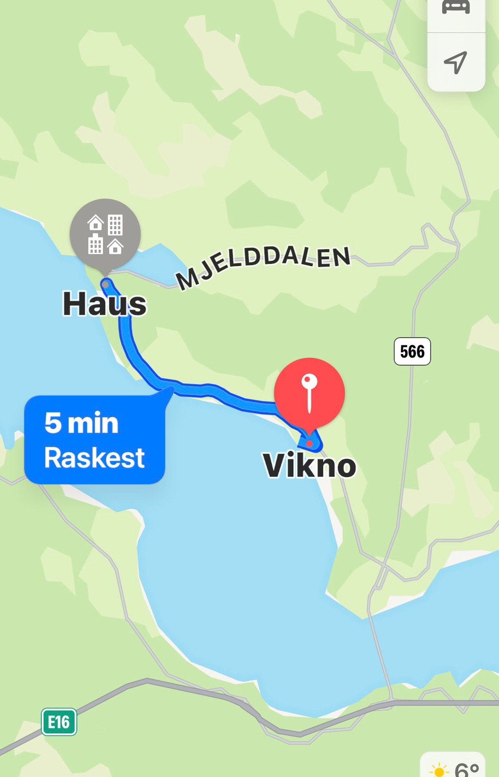 Kort vei til Butikk/ post / skole / barnehage Galleribilde