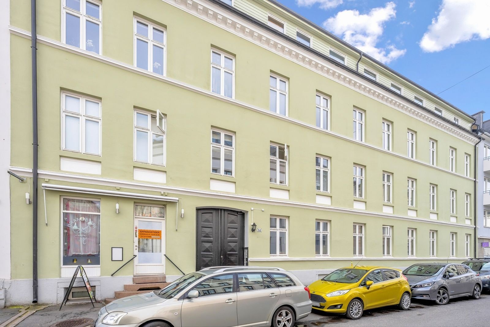 Fasaden mot Industrigata Galleribilde