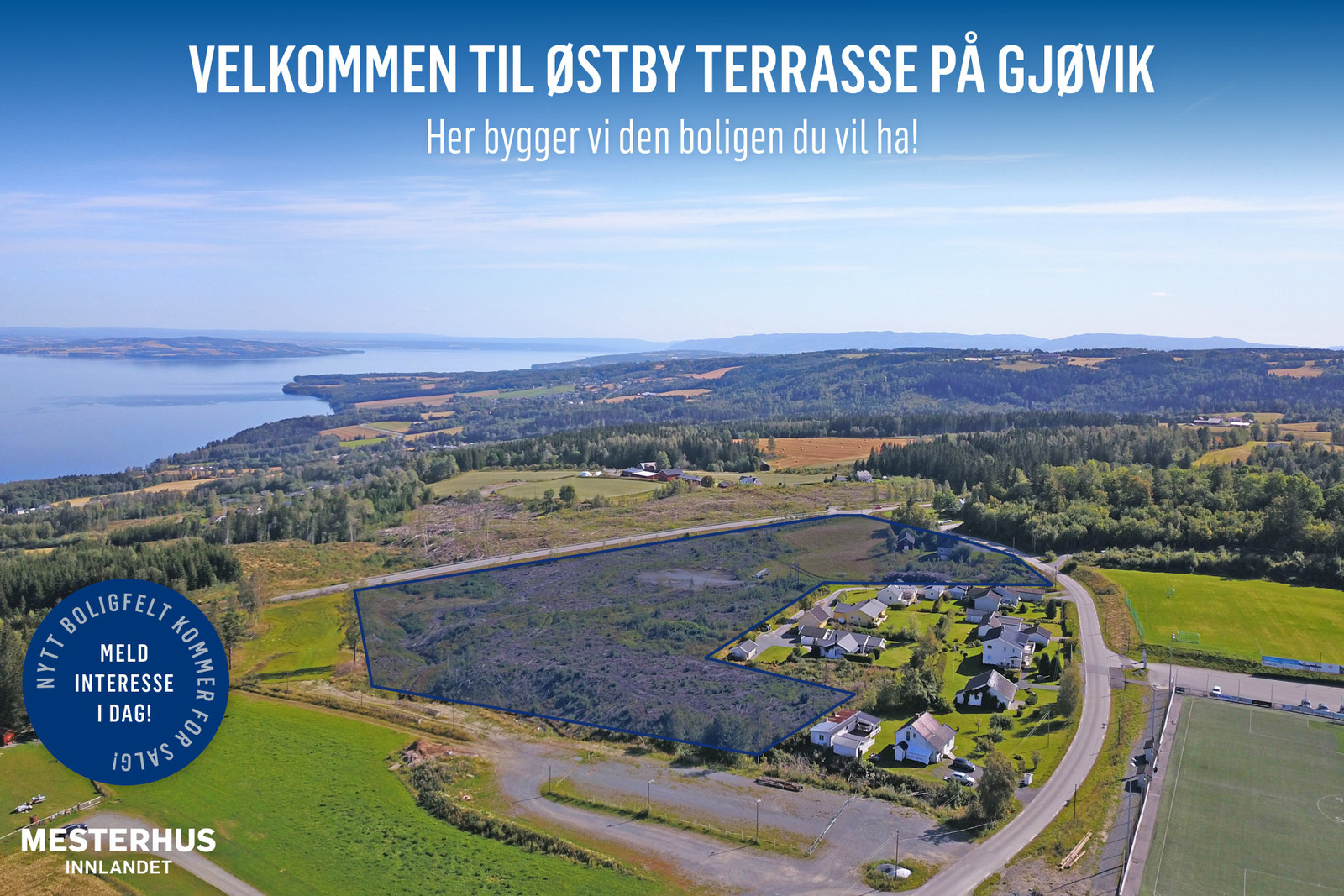 Her på Gjøviks tak kan vi bygge det hjemmet du vil ha!