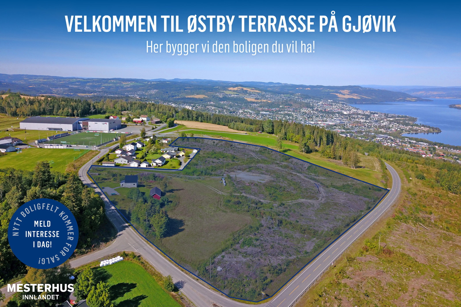 Velkommen til Østby Terrasse på Gjøviks tak!