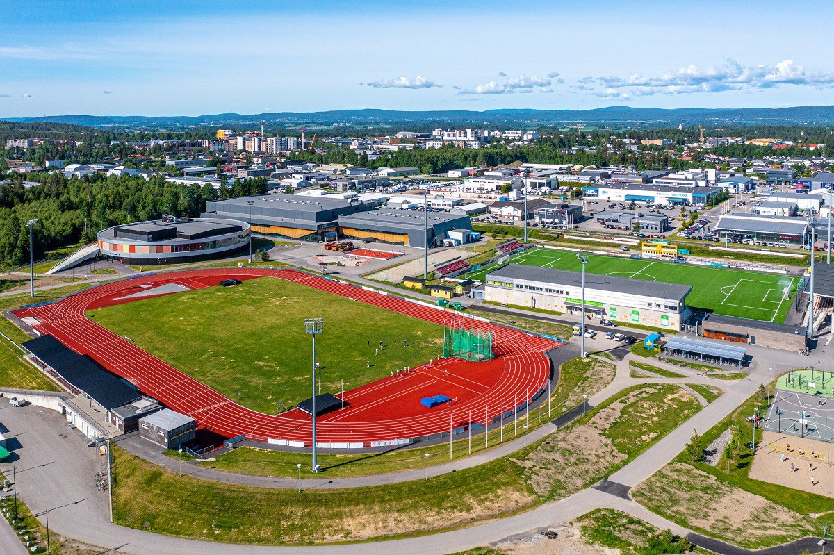 Her finnes også gode sports- og treningsfasiliteter Galleribilde