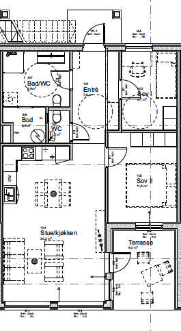 Planløsning. Endringer kan forekomme. Galleribilde