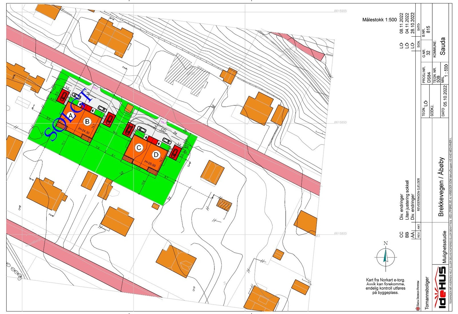 Bolig A er solgt. Galleribilde