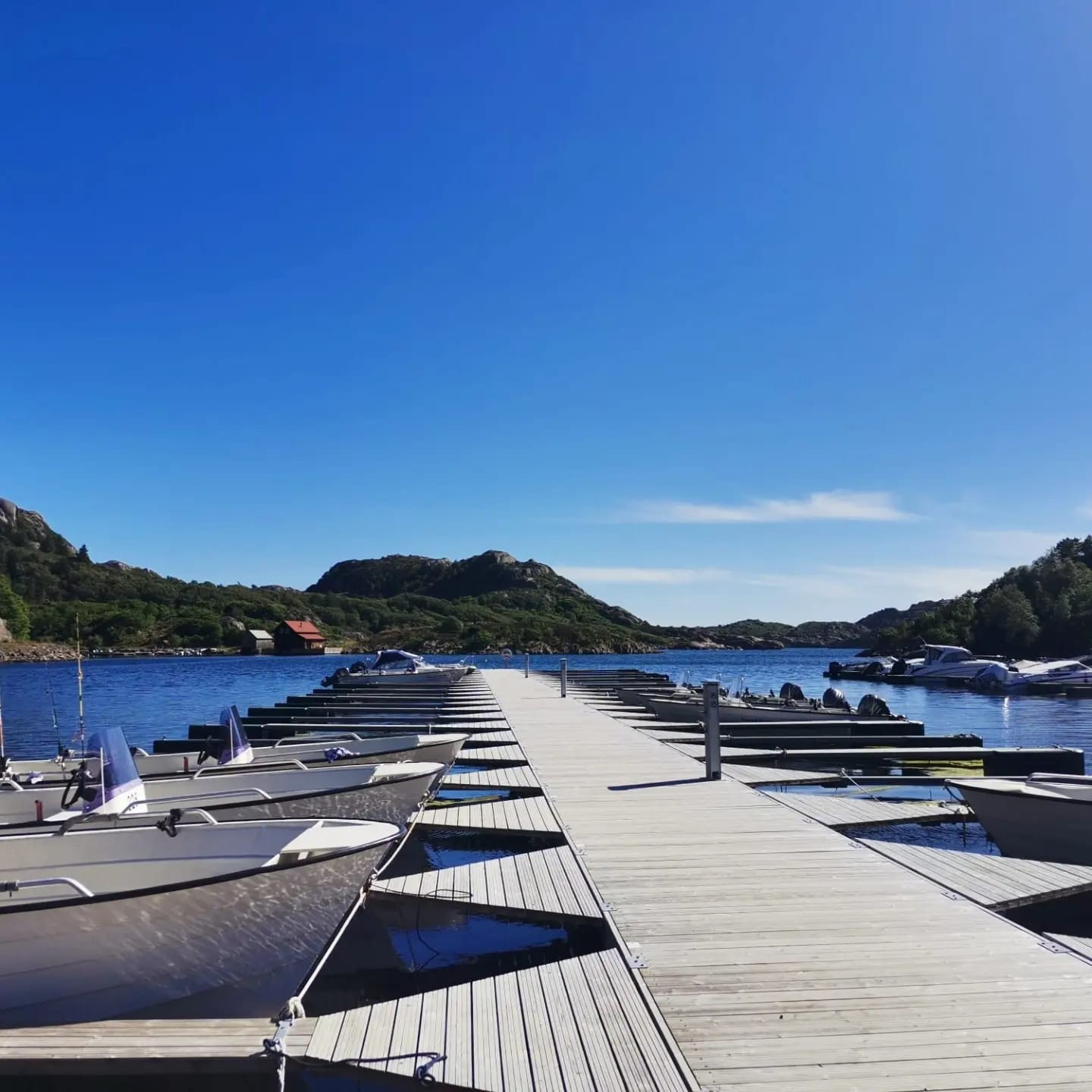Flytebrygge i havna - mulighet til båtplass Galleribilde