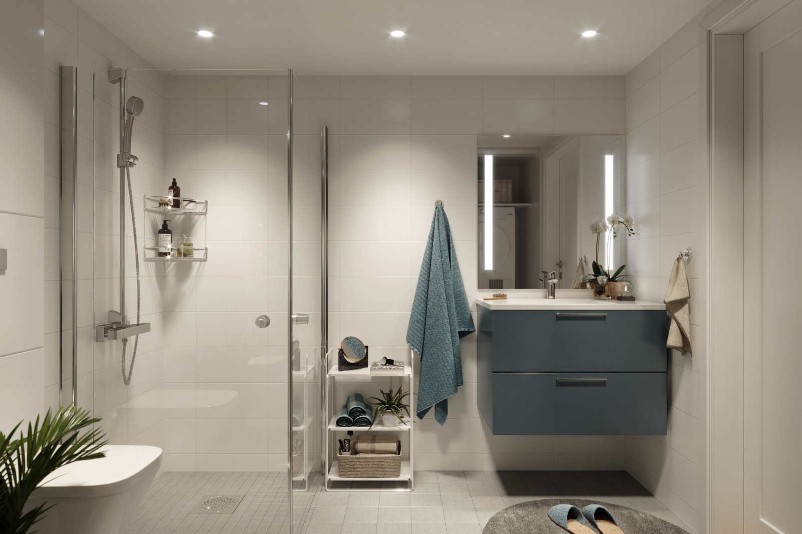 Illustrasjon bad (speilvendt) Galleribilde