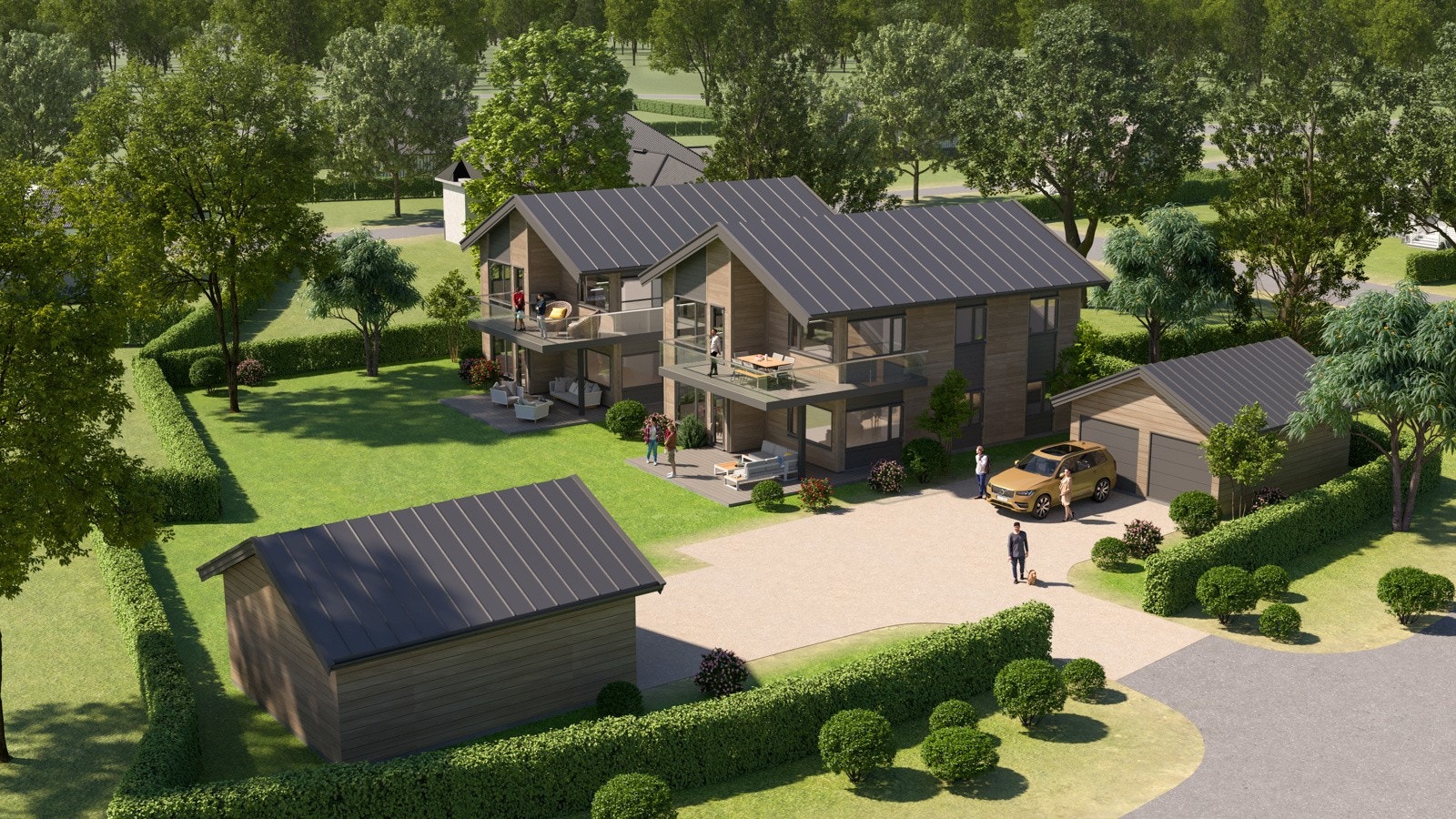 Attraktivt beliggende i et rolig boligområde med kort vei til Larvik sentrum - Mulighet for garasje som tilvalg Galleribilde