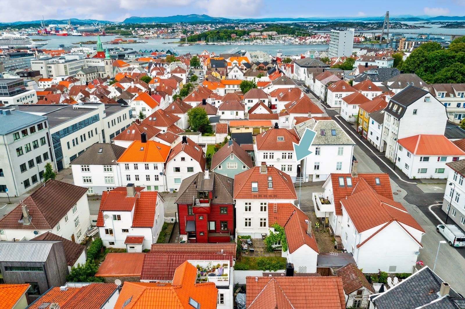 Oversiktsbilde (pil viser hvilken bolig det er) Galleribilde