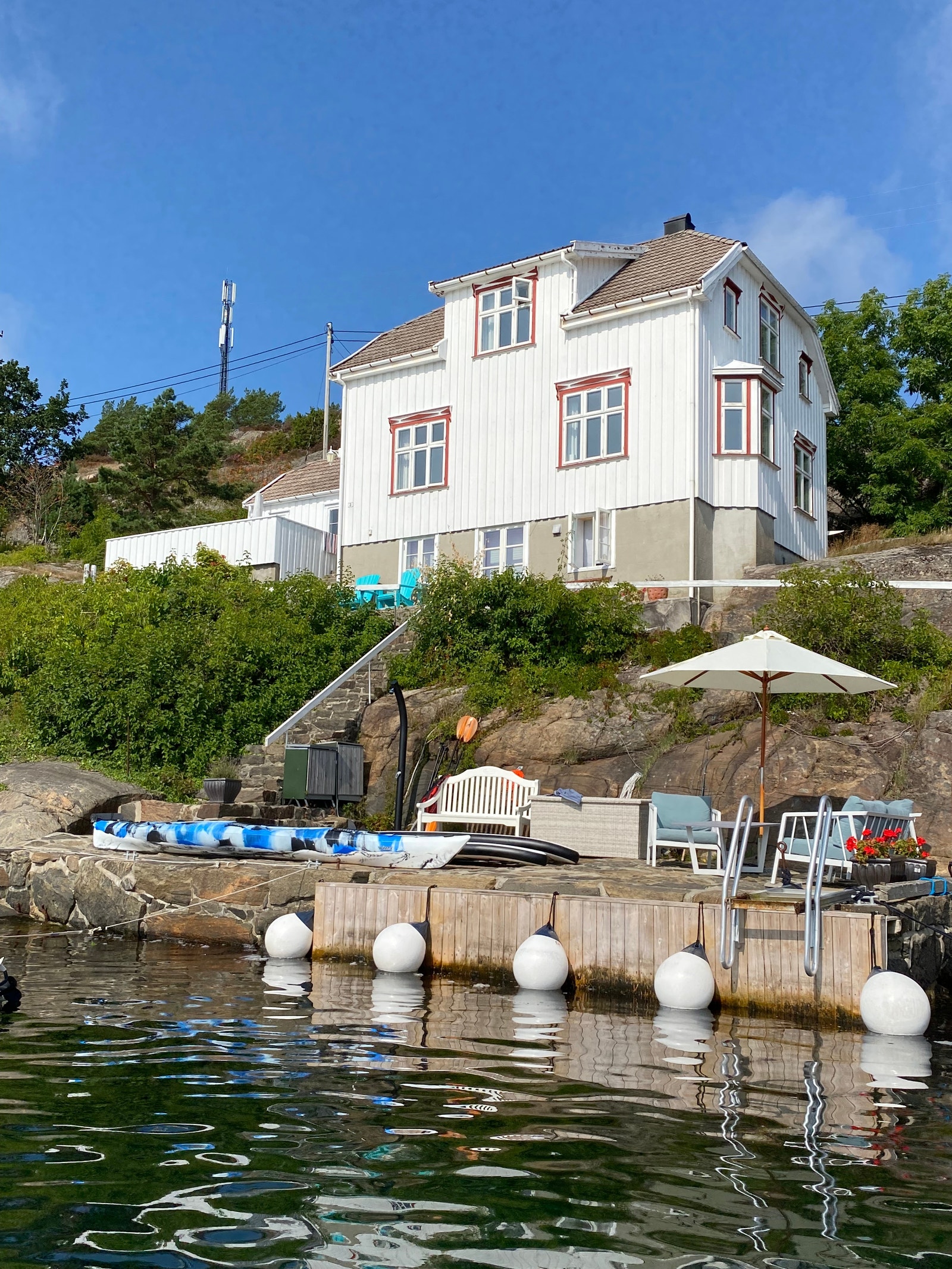 Solknatten sett fra båt Galleribilde