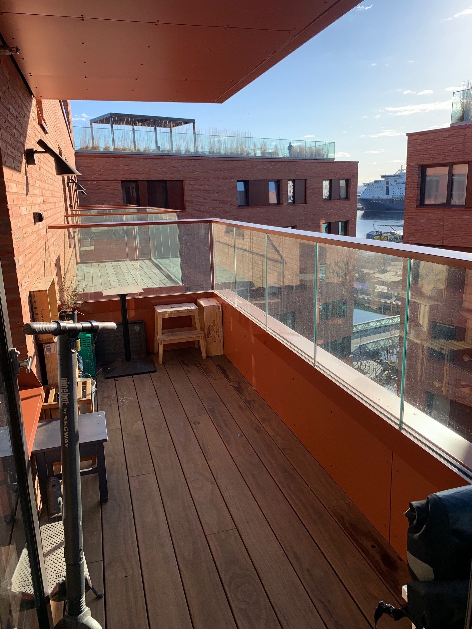 Utsikt fra egen privat terrasse Galleribilde