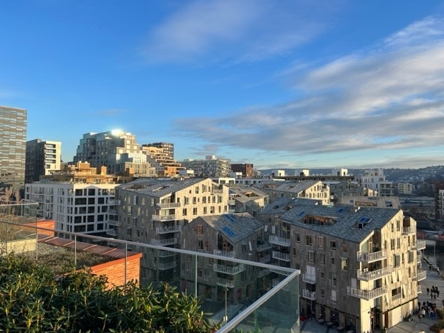 Utsikt fra felles takterrasse (8 etg) Galleribilde