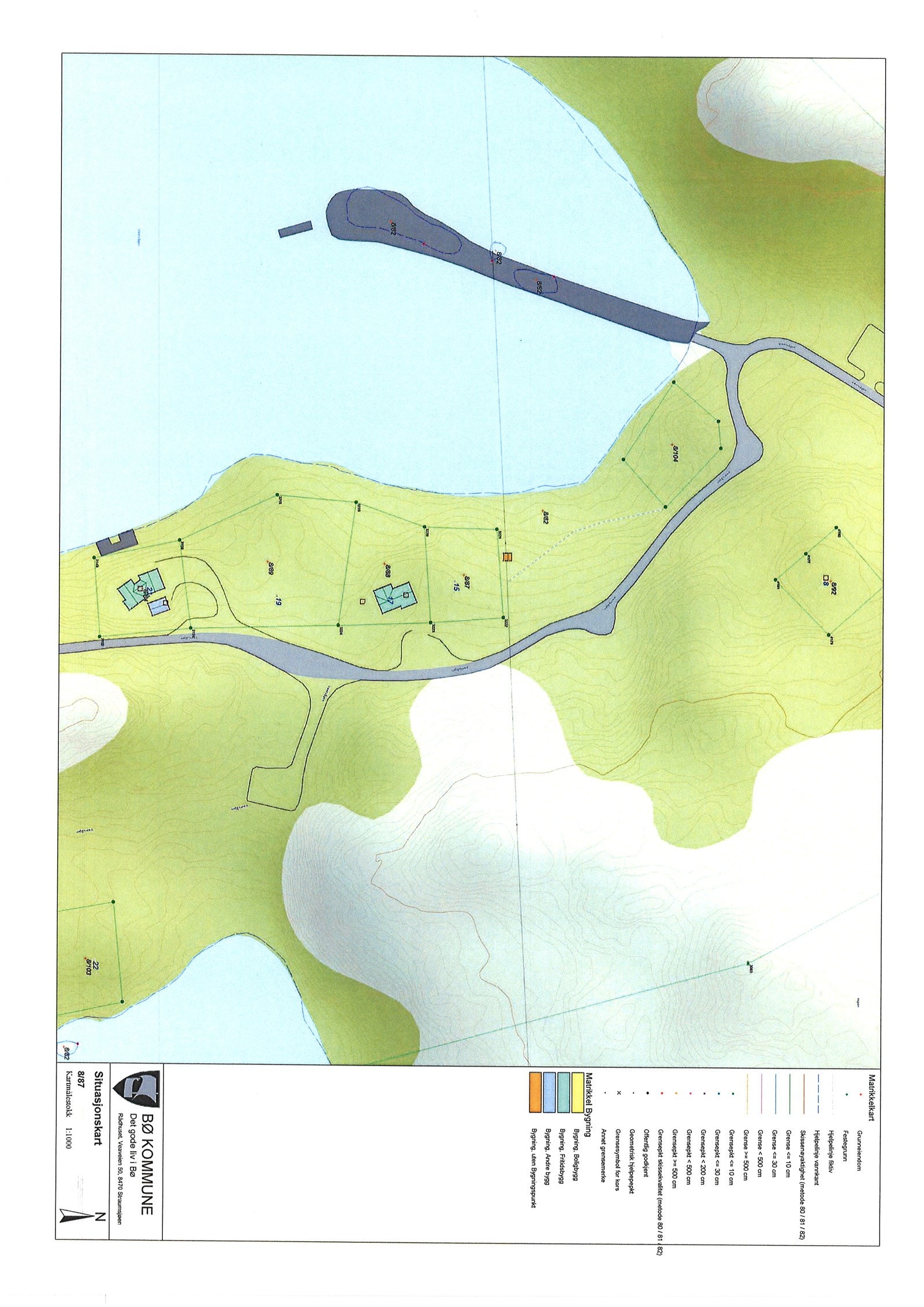 Kartutsnitt Galleribilde