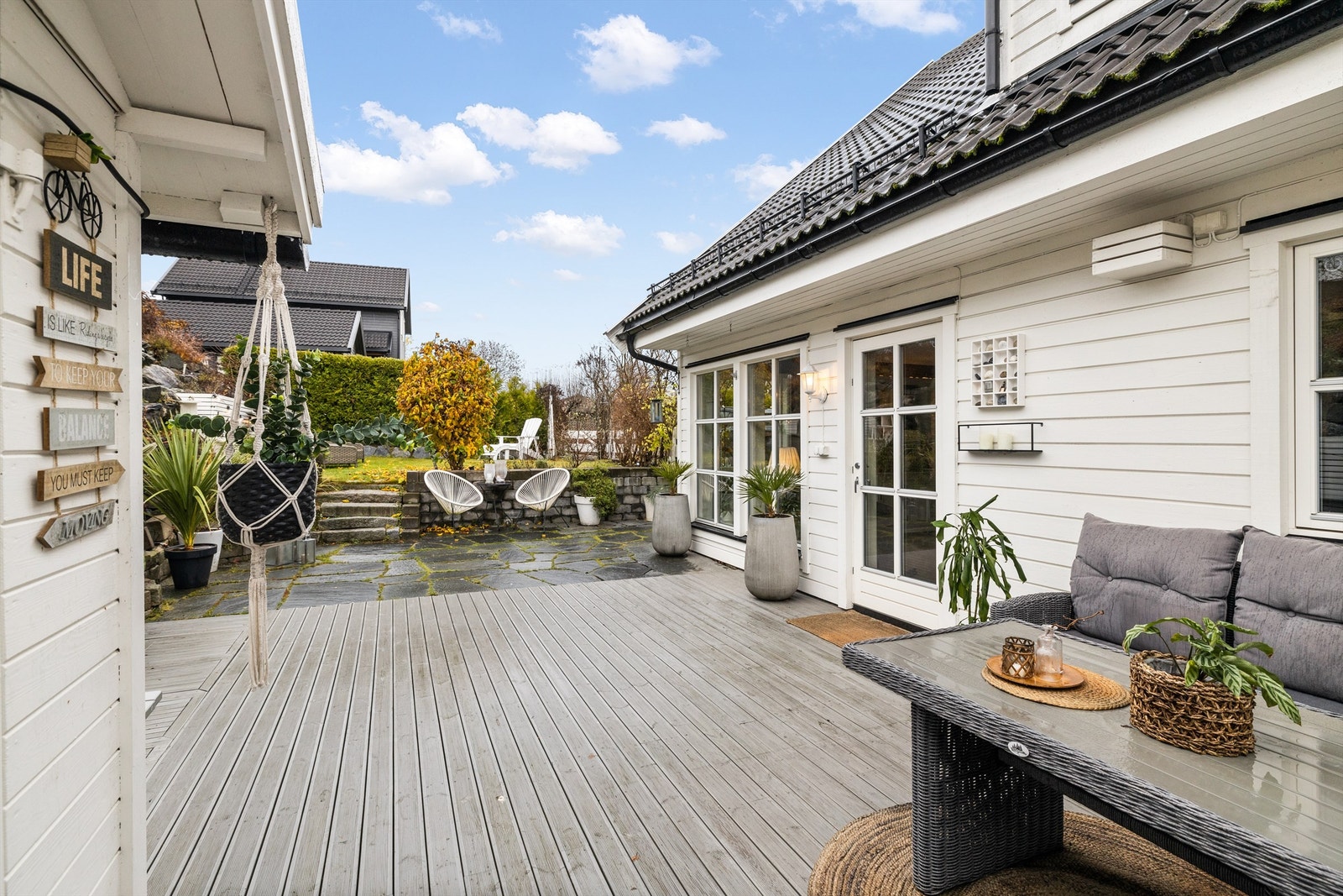 Terrasse og hage Galleribilde