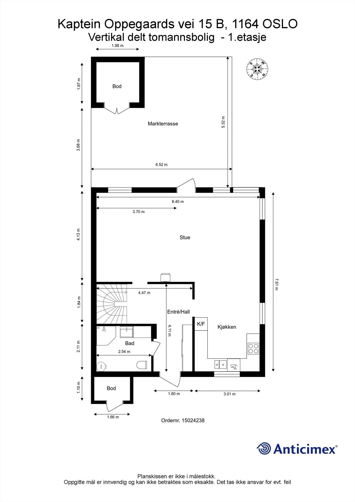 Plantegning - 1. etasje Galleribilde