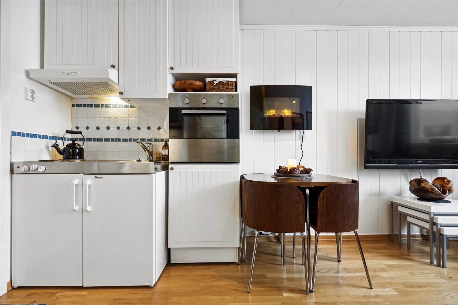 Kjøkkenet oppfyller de behovene du måtte ha for å få laget middagen din Galleribilde