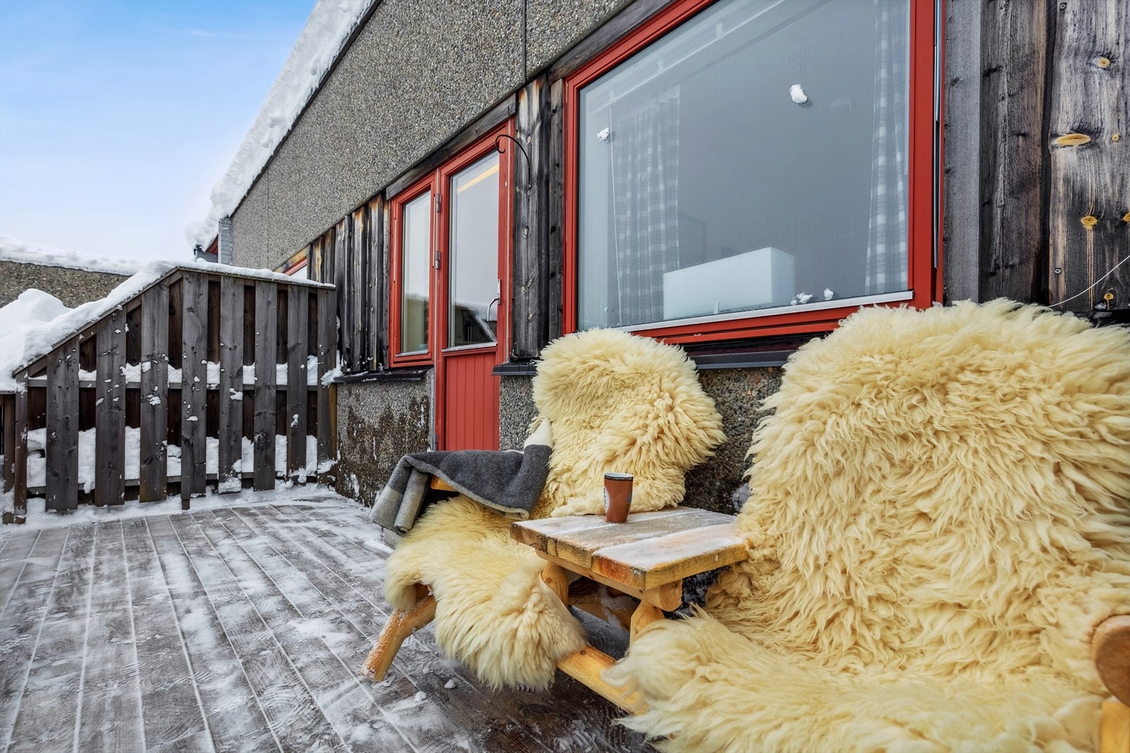 Etter en lang dag i bakken kan du slappe av her mens du ser på stjernene Galleribilde