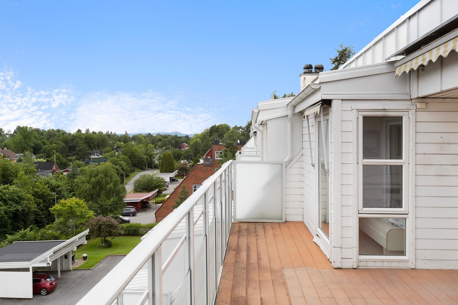 Fin utsikt og gode solforhold Galleribilde