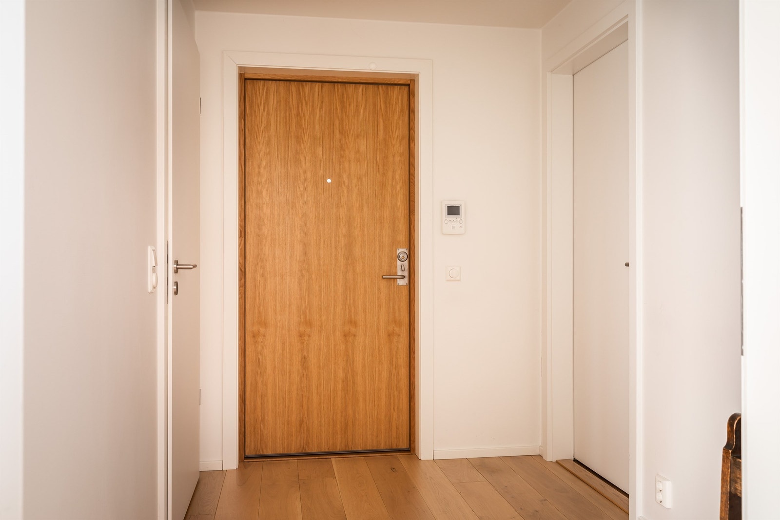 Velkommen inn - I tilknytning til gangen har man en praktisk innvendig bod på venstre side. Galleribilde