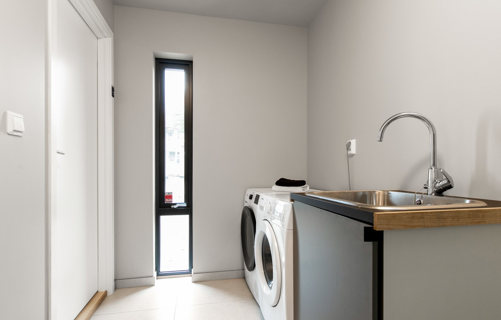 Vaskerommet ligger i første etasje og har god størrelse. Galleribilde