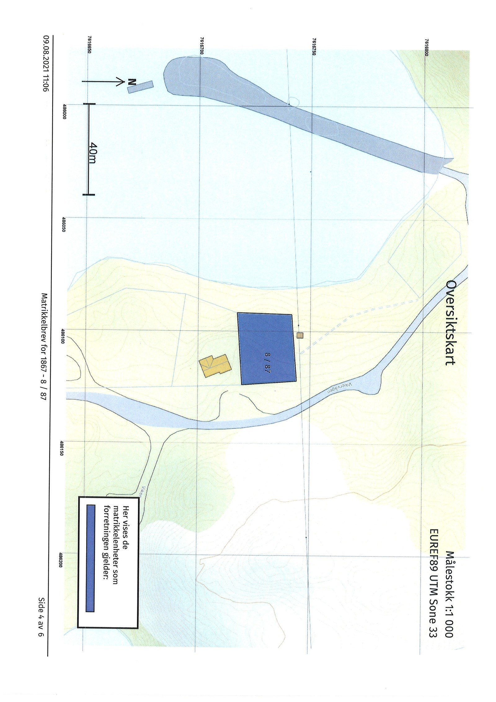 Kartutsnitt Galleribilde