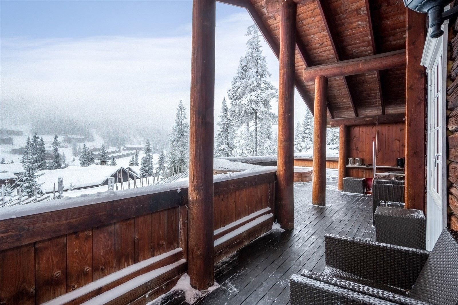 Veranda - Vinterstid. Galleribilde