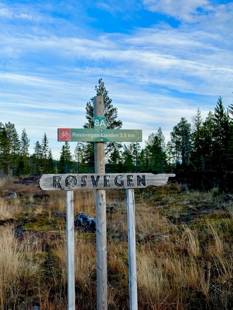 Hersjøen hyttefelt kan by på milevis med turstier og sykkelstier Galleribilde